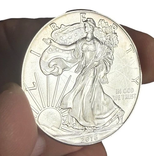 New Listing2016 American Silver Eagle 1 oz .999 Silver $1 Coin US Mint Bullion