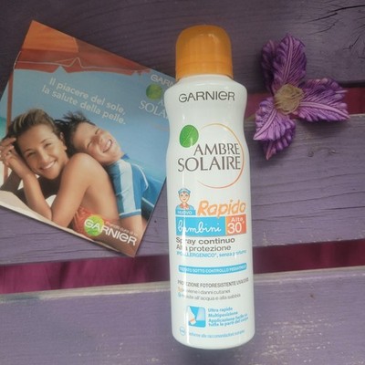 Ambre Solaire Garnier Schnellmilch Kinder IP 30 kontinuierliches Spray 150ml 