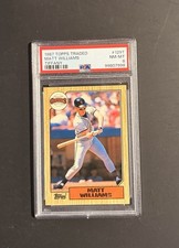 1987 Topps Tiffany Star Matt Williams Graded Rookie Baseball Card #129T (RC). rookie card picture