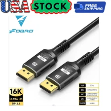 4K Display Port DP to DP Cable 60Hz 2160P 25.92Gbps HDR Audio Video Adapter PC