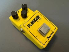 Flanger 1981 Ibanez FL-301 Flanger Effects Pedal Analog Vintage Yellow Flange