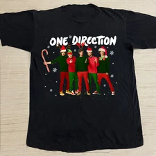 One Direction Band Christmas Black Tee Unisex T-Shirt All Size S To 5XL MC258