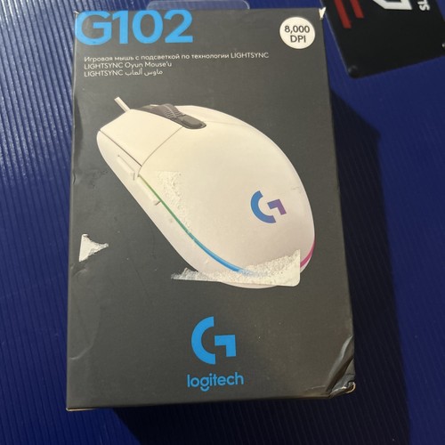 Logitech G102 Mouse USB Wired Gaming Mouse 8000 DPI RGB LED USB - 第 1/3 張圖片