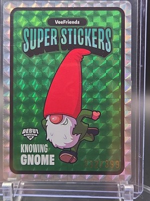 2025 VeeFriends SuperStickers Spectacular Series Knowing Gnome Green Debut /399