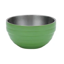 Vollrath Double Wall Round Insulated Serving Bowl (3.4-Quart, Green Apple)