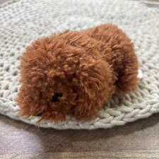 Russ Brown Shaggy Puppy Dog Mini Plush 5  Bean Filled Stuffed Animal