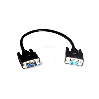 1ft Extension Monitor Cable VGA HD15 Male to Female - Black