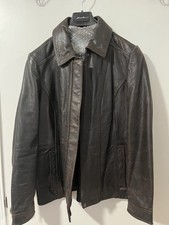 Eddie Bauer Stine Legend Soft Leather Jacket Riding Motorcycle Womens Large