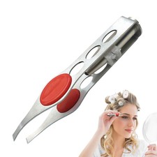 Eyebrow Hair Remover Portable Eyebrow Plucker Non-Slip Lighted Tweezers Ordinary