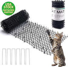 8.2FT Cat Scat Mat Anti Digging Prickle Strips w Staples Indoor Outdoor Spike