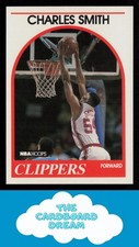 Charles Smith 1989-90 Hoops #262 Rookie Los Angeles Clippers Basketball Card. rookie card picture
