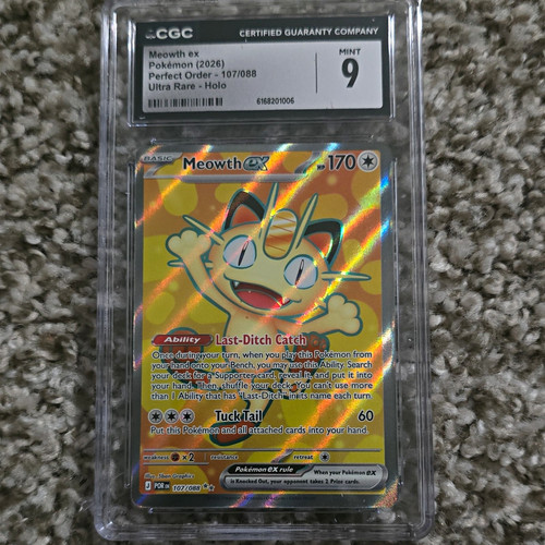 Meowth ex graded CGC 9 for sale on eBay