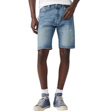 New Levi's 501 Original Fit Hemmed 9" Men's Shorts -Medium Wash -Multiple Sizes