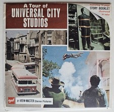 Universal City Studios View-Master Packet B477 3 Reel Set  Book Vintage 1967