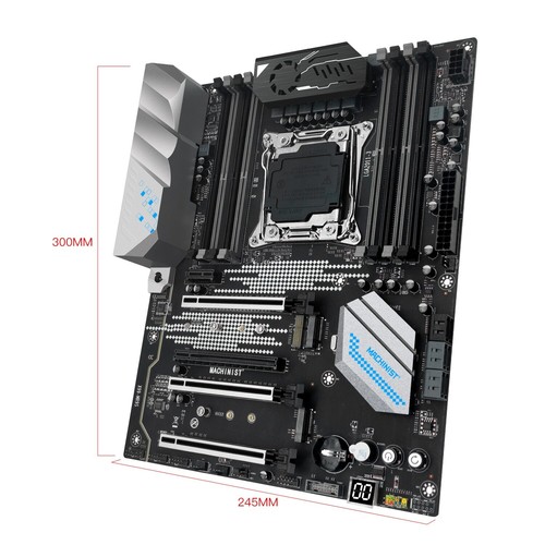 X99 Motherboard LGA 2011-3 + Xeon E5 2666 V3 CPU 32G DDR4 ECC RAM WIFI NVME M.2 - Picture 3 of 11