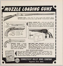 1972 Print Ad CVA Muzzle Loading Guns Connecticut Valley Arms Higganum,CT