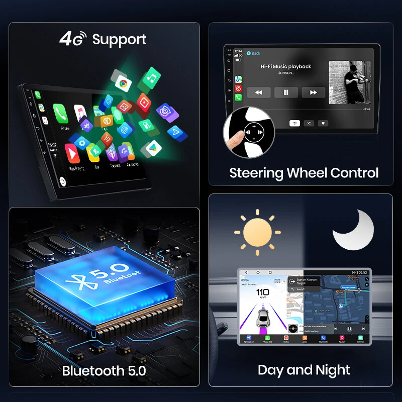 QualcommChip 6+128G Carplay Android Autoradio Für Mitsubishi Outlander 2012-2018 - Bild 3 von 4