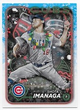 2024 Topps Holiday SHOTA IMANAGA Mega Box Rookie LIGHTS #H84 Code 155 SP (A)