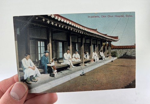 1910 POSTCARD SPG CHIN CHUN HOSPITAL KOREA~EAST ASIA~CHRISTIAN MEDICAL MISSIONS