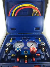 R410a R134A AIR CONDITIONING FRIDGE MANIFOLD GAUGE BALL VALVE 60"  LONG HOSE