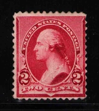 1890 US SC 219D 2c Lake, George Washington - MH Mint, Fine