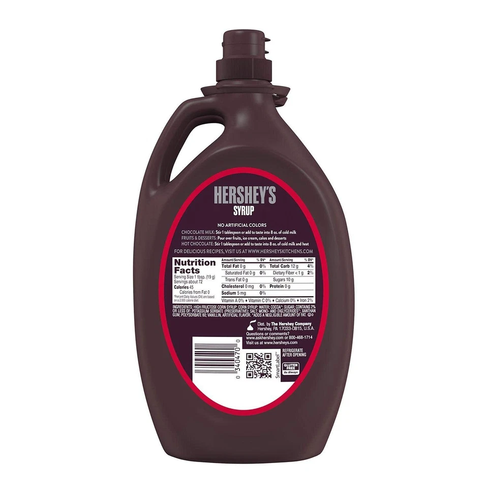 Hershey's Chocolate Syrup - 2/48 Ounce (3 Pack) - Image 2 of 2