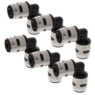 SharkBite EvoPEX Elbow, 1/2'' x 1/2'' Push-To-Connect Elbow 6 PACK