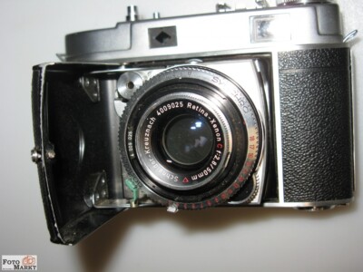 Kodak Retina IIc Objektiv Xenon C 1:2,8/50 - point and shoot - Entfernungsmesser