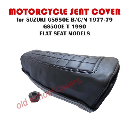 MOTORCYCLE SEAT COVER SUZUKI GS550 E B/C/N 7779 GS500 E T 1980 FLAT