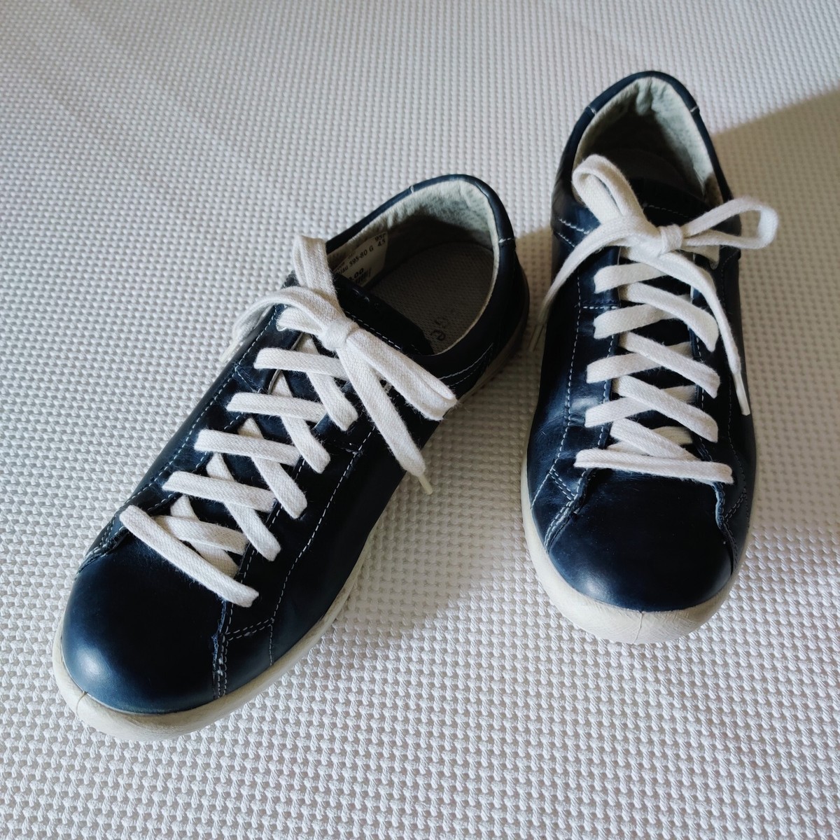 Legero Gore-Tex Leather Shoes Size Blue Lace Up Casual
