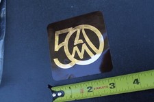 50 Mammoth Mountain Gold Black Original SNB2 Snow Vintage Snowboarding STICKER