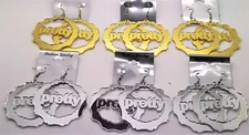  wholesale jewelry lot pretty word mirror style fashion drop/dangle earrings 