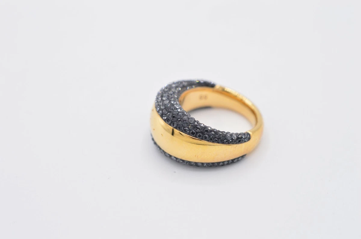 Black crystal 2024 ring swarovski
