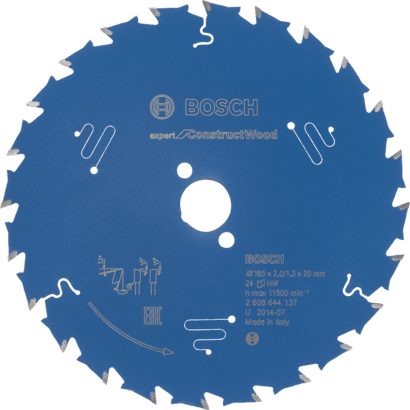 New Genuine Bosch 2608644137 Expert for Construct Wood Circular Saw Blade
