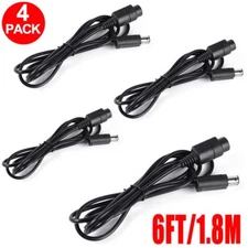 4x Controller Extension Adapter Cable Cord for Nintendo Gamecube Wii NGC GCU 6FT