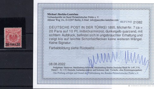Turkey 7ca Color MH BPP Befund (K9912
