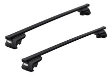 Thule Dachträger Raised Rail Evo SquareBar Evo schwarz für CHEVROLET Spark Sc...