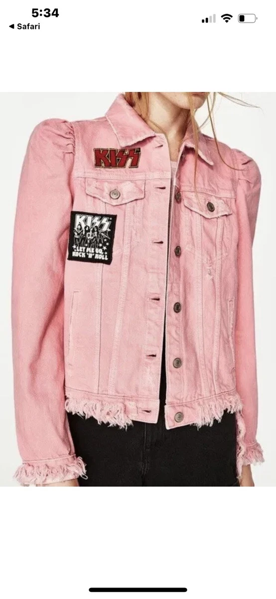 Kiss denim jacket zara sale
