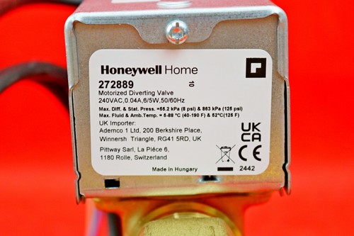 Honeywell 272889/U 28mm 3 Port Motorised Diverter Valve 3 Wires like V4044C1569 - Picture 3 of 6