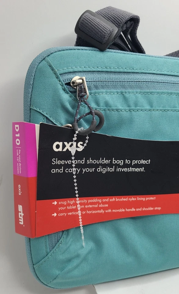 ¡¡NUEVO!! STM Stash para iPad (114-012K-24) Estuche de Transporte, Bolsa 11" Pantallas Eje Verde azulado Foto 2 de 4