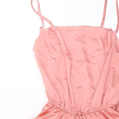Zaful para mujer cuello redondo, talla S, poliéster rosa, talla S - Imagen 8 de 12