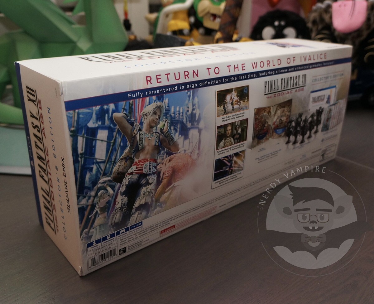 Final Fantasy 12 XII Collectors Edition | *EMPTY Box and Sleeve