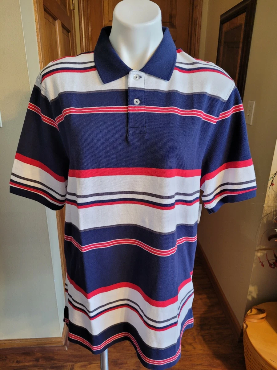 NWT Amazon Essentials Men's Reg -Fit Cotton Pique Polo Shirt Med