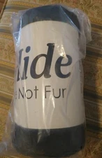 UnHide For Love Not Fur - Lil’ Marshmallow Throw Blanket Charcoal 50 x 60
