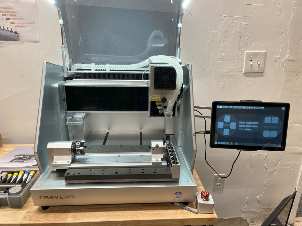 Makera Carvera desktop CNC milling machine with 4th axis eBay