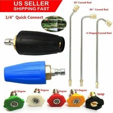 High Pressure Washer Extension Wand turbo nozzle 1/4" Quick Connect Spray Nozzle
