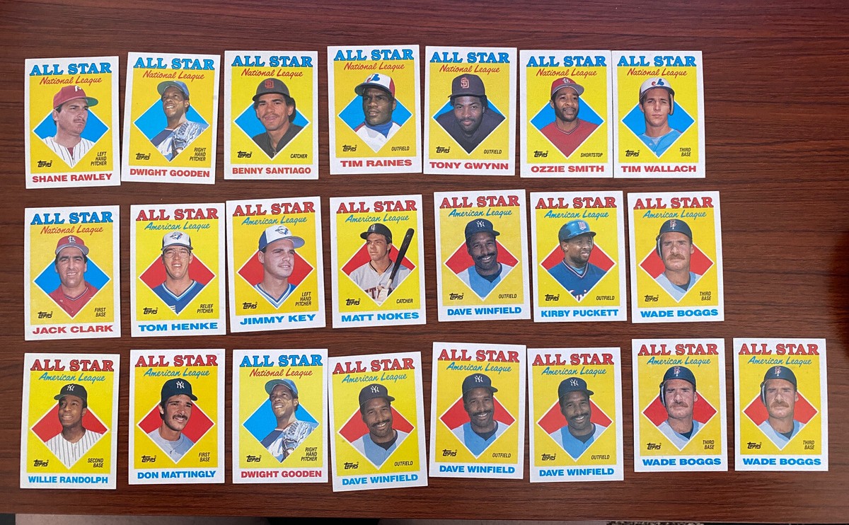 1988 Topps All Star Baseball 22 Card Lot | eBay