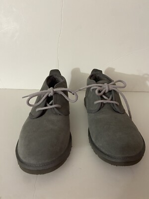 UGG GRAY FLANNEL CHUKKA BOOTS MENS 9 UGG Gray Men main image 3