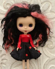 * WOW! CUSTOM ROSIE RED ENCORE BLYTHE DOLL BY MILKY WAY *