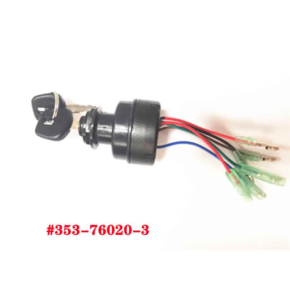 No.886・932・950【chuchumama３点セット】 Boat Engine Ignition Switch & Keys Kit For Tohatsu & Nissan